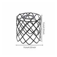 Black Wire Lamp Shade Easy to Install Industrial Lamp Guard