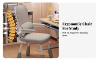 Adjustable Ergonomic Kids' Chair Lumbar Assist Study Seat Split Supportrest With Limb Supportrestsrests for Teenagers, Children