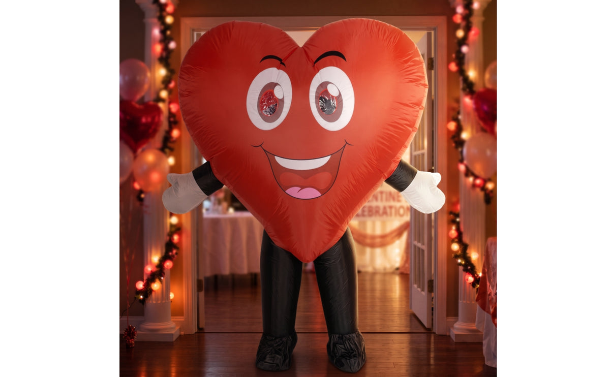 Inflatable Costume Lightweight Heart Costume Inflatable Suit for Stage Performances