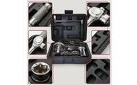 Compact Wrench Kit with Case Heavy Duty Tire Lug Nut Wrench Convenient Tire Changer Manual for Car Owners