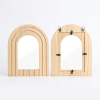 Bohemian Arch Wood Photo Frame, Solid Wood