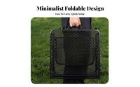 Folding Mesh Table with Side Racks Heavy Duty Camping Furniture for Picnickers