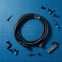 Outboard direction Control Box with Molded Flexible 10-Core Extension Water-Resistant Extension-Grade Spring Wire for Boat Owners