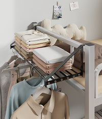 Dormitory Bed End Clothes Storage Hanging Rack for Dirty Clothes