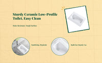 Odor-blocking cistern, easy install