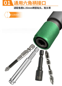 Portable Pop-up Angle Grinder Adapter M10 to 6.35mm Quick Release
