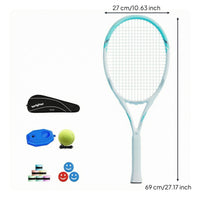 Training Tennis Racket Wrapped Handle Sports Equipment Lightweight
