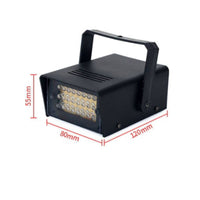 Mini Strobe Light Compact Party Lighting Lightweight for Karaoke Room, Bar