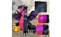 Halloween Dragon Decoration Outdoor Inflatable Dragon Inflatable with Fan Pump up Bright for Homeowners, Yard, Lawn