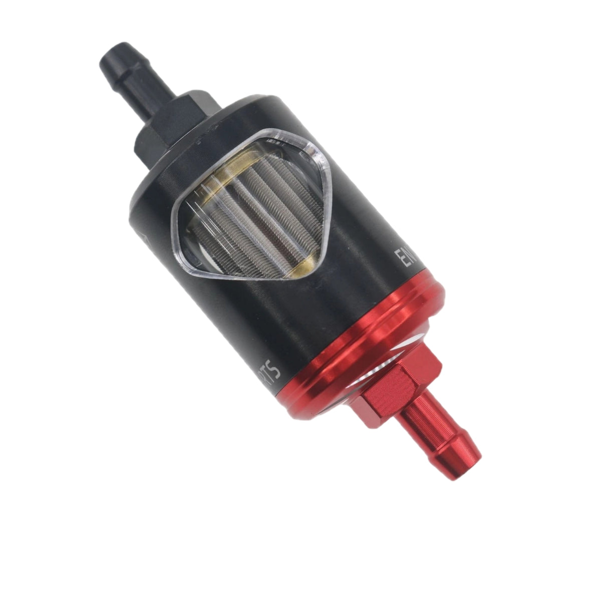 Transparent Fuel Fuel Filter with Viewing Window Compact Inline Fuel Fuel Filter Metal Sturdy for DIYers