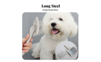 Deshedding Slicker Brush with Metal Pins