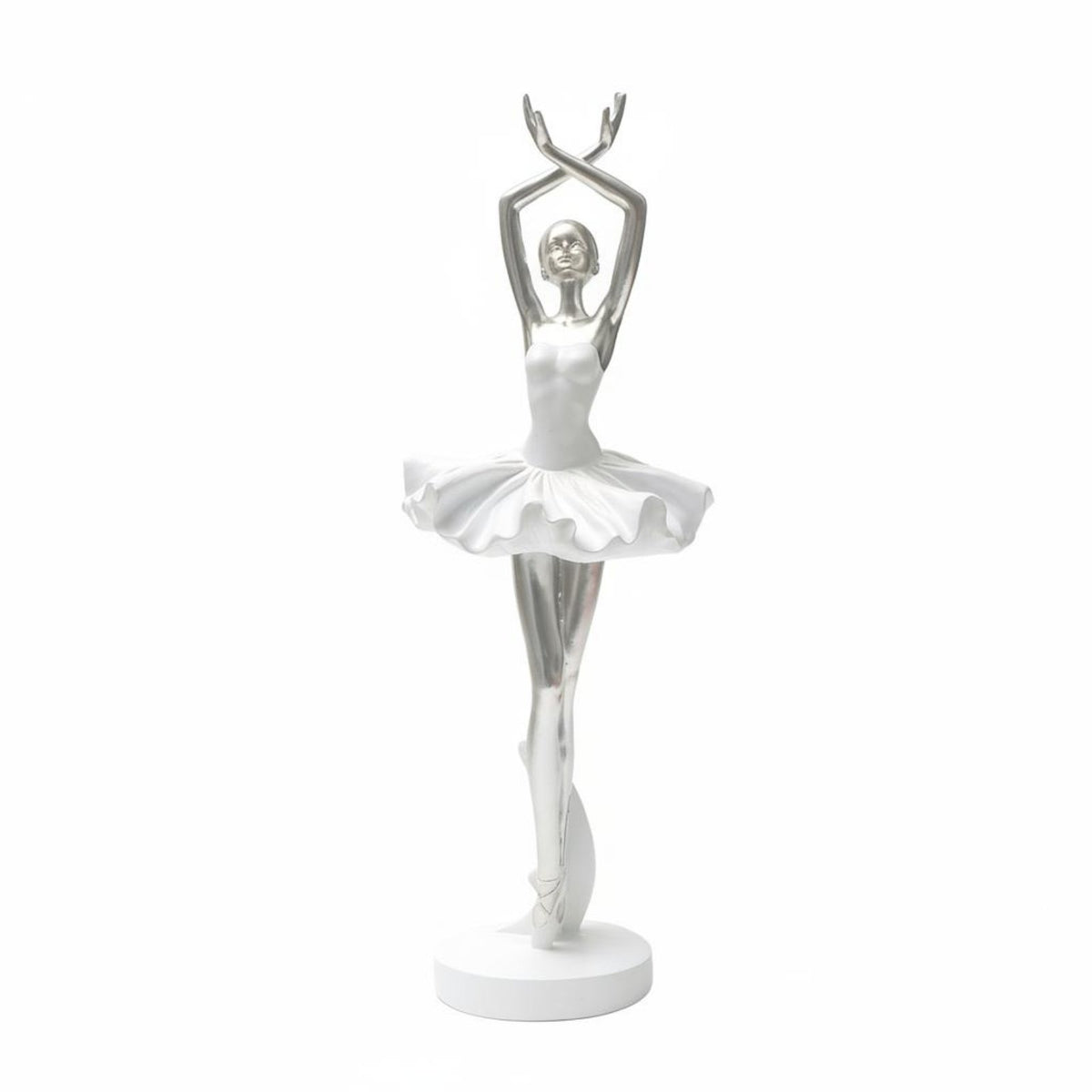 Ballet Dancer Sculpture Elegant Design Ballet Dancer Statue Fine Crafted Details Ballerina Statue for Dancers, Girls, Living Room, Bedroom, Bookshelf