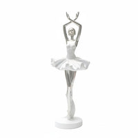 Ballet Dancer Sculpture Elegant Design Ballet Dancer Statue Fine Crafted Details Ballerina Statue for Dancers, Girls, Living Room, Bedroom, Bookshelf