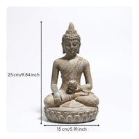 Handmade Resin Buddha Figurine Home Decor Zen for Garden