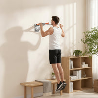 Wall-Mounted Pull-up Bar Compact Pull-up Bar with Adjustable Support Padded Training Equipment for Athletes, Apartment