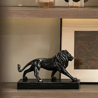 Italian Vintage Style Lion Sculpture Desk Decor for Home and Office