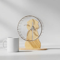 Hamster Wheel and Running Wheel for Hamster, Quiet Exercise Wheel for Syrian Habitat with Cage Attachment Stand Small