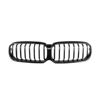 Gloss Black Automotive Kidney Grille Single-Slat Front Kidney Grille OEM Replacement Easy Install for Car Enthusiasts