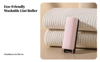 No Damage to Textile Washable Sticky Roller Strong Adhesion Washable Lint Roller Compact Design for Travelers, Homeowners, Home, Car