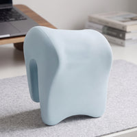 Ergonomic Office Chair Headrest Contoured Headrest Cushion Contoured Neck Pillow with Strap Padded for Desk Workers, Gamers, Students