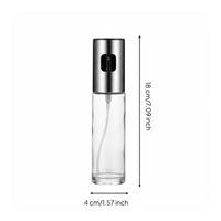 Press-Type Oil Spraying Bottle Leak Resistant Oil Spray Bottle Kitchen Gadget for Barbecue, Salad Making