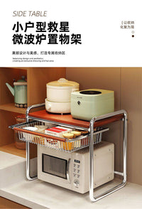 中古桌面置物架水杯摆放柜带抽屉茶叶茶包收纳盒厨房收纳架跨境