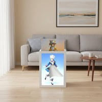 LED Photo Frame Tissue Box Multi-Functional House Decoration Double Power Supply