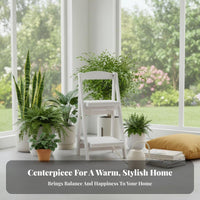 Multi-Level Plant Stand Sturdy Construction Tiered Shelf Space-Saving Design