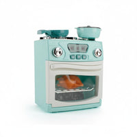 Realistic Design Pretend Play Kitchen Appliance Set Interactive Functions Role Play Kitchen Toy Develops Physical Skills Simulation Home Appliance Toy Child-Safe Material for Preschoolers, Toddlers, Playroom