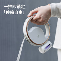 跨境热销自动伸缩宠物牵引绳LED发光伸缩牵引器宠物用品狗绳批发