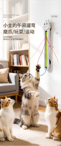 Automatic Swinging Rope Cat Toy for Indoor Interactive Play