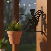Fairy Wall Planter Hook Sturdy Decorative Hanging Bracket Space Saving for Patio