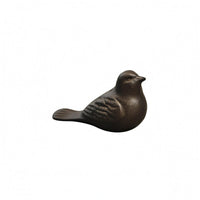 Bird Door Stop Feather Texture Cast Iron Bird Door Stopper Floor-Standing