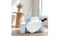 Waterproof Racket Sports Bag with Ball Pouch Padded Badminton Bag Multipurpose Large Capacity