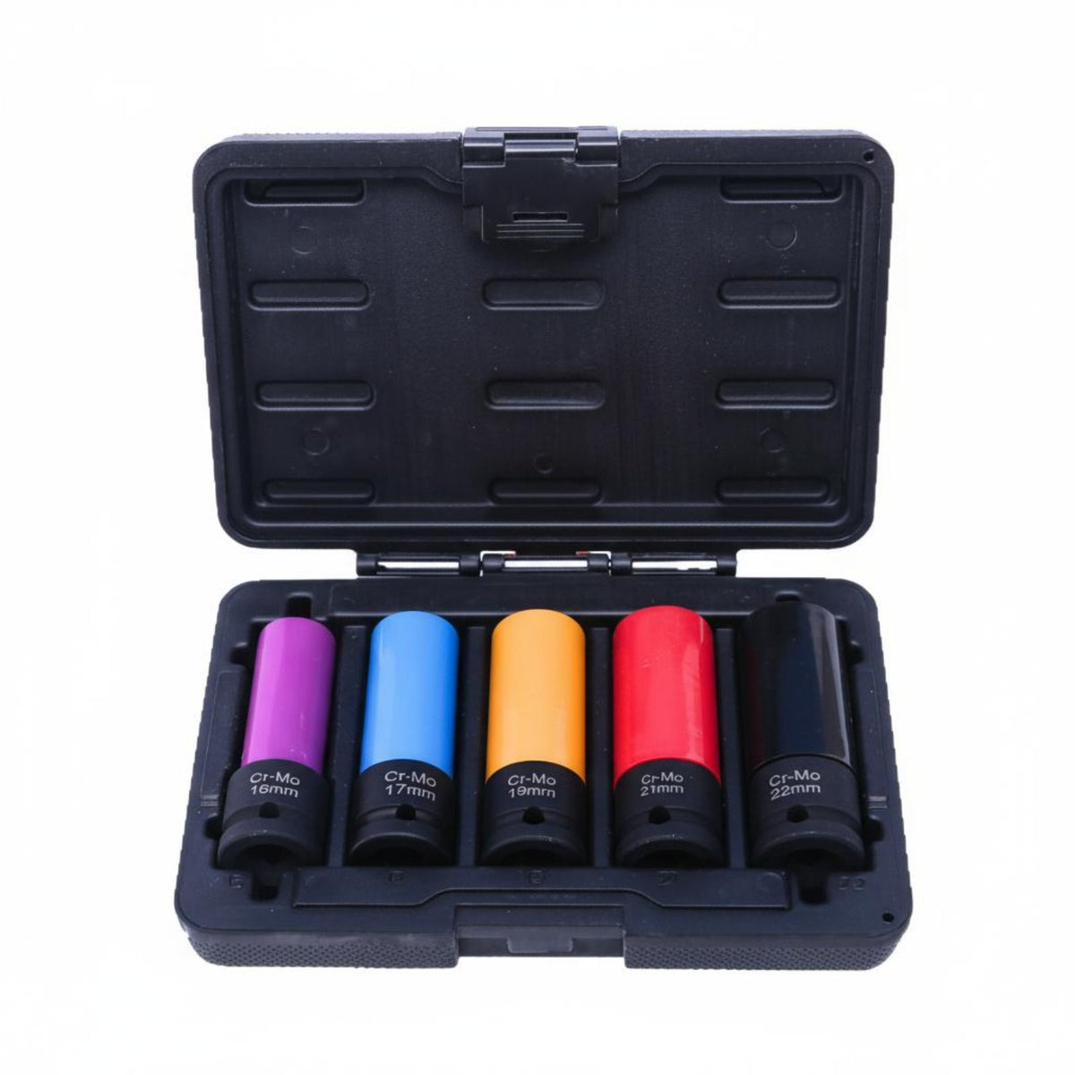 5 Pieces Non-Scratching Wheel Protector Lug Nut Socket Set Cr-Mo Steel Construction Lug Nut Socket Set for Tire Shop