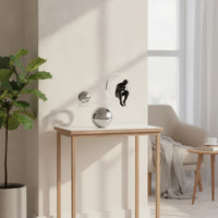 Modern Ornament with Human Figure Elegant Abstract Sculpture Artistic Figurine for Office Desk, Study
