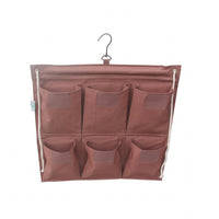 Hanging Storage Bag 6 Pockets Closet Hanging Organizer Textile