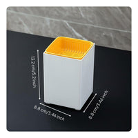 Desktop Tea Waste Bucket Easy to Clean Tea Residue Bin Compact for Office