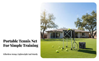 Tennis Return Net Easy to Assemble Portable Tennis Practice Wall Stable Structure for Children, Beginners, Backyard, Outdoor, Driveway
