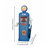 1/64 Scale Gas Pump Weathered Finish Display Accessory Resin Material