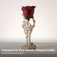 Halloween Candle Holder with Bloom