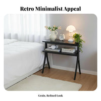 Multi-Tier Accent Table Space-Saving Wavy Multi-Tier Accent Table Adaptable Use Timelesstimeless-Era-Inspired Design