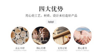 竹制纸巾架餐厅桌面正方形抽纸架多用途饭店木质U型餐巾纸收纳盒