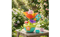 Cascading Bath Toy with Suction Cup Plastic Sprinkler Toy for Babies