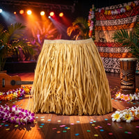 Paper Hula Skirt Layered Hula Skirt with Elastic Waistband Decorative for Luau