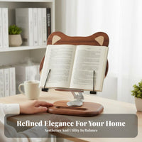 Adjustable Wooden Bookrest Multi-Functional Adjustable perusing Tray Handshandscomplimentary