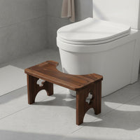 Toilet Stool Sturdy Wood Toilet Pedal Bathroom Footrest Long-Lasting Wooden Squatting Stool Easy to Clean for Children