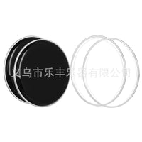 跨境8寸架子鼓爵士鼓双层油皮黑色透明色鼓皮2个装厂家直销