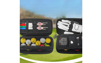 Multi-Compartment Golf Accessory Case Portable Design Hard Shell Golf Pouch for Golfers