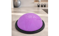 Half-Dome Balance Ball Inflated Balance Dome with Base Half Exercise Ball for Pilates